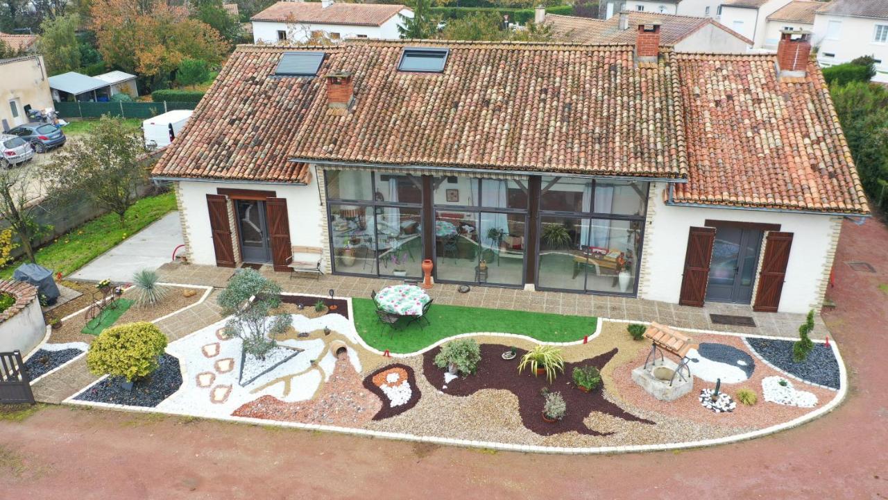 Au Gue Du Bois Bed & Breakfast Neuville-du-Poitou Eksteriør bilde
